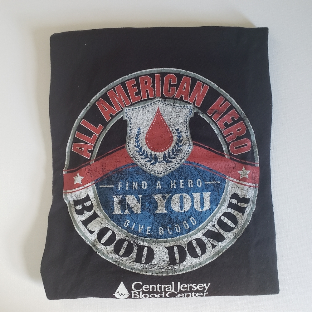 Vintage Blood Donor Cropped Tshirt